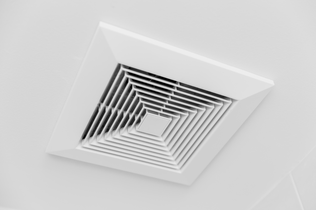 White Air Vent on a ceiling