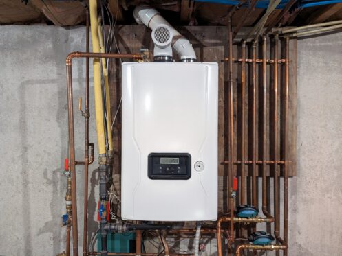 Tankless Combination Water Heater and Boiler