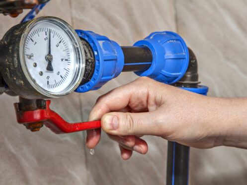 main water shutoff valve